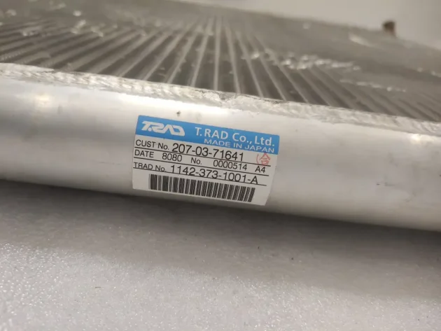 T-RAD HYDRAULIC OIL COOLER JAPAN , T.RAD NO 1142-373-1001-A, CUSTOMER ...