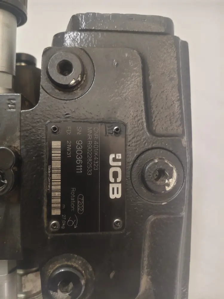 REXROTH HYDRAULIC TRANSMISSION PUMP JCB TYPE: A10VG45 EP3D1 ; CUSTOMER NO: 401/K4323 ; MNR R902282533 ROTATION CW - Image 5