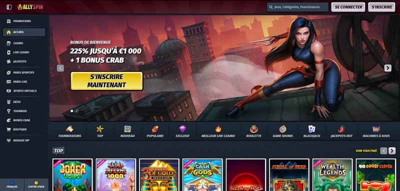 Unlock the World of Non-Stop Action at Allyspin Casino Online